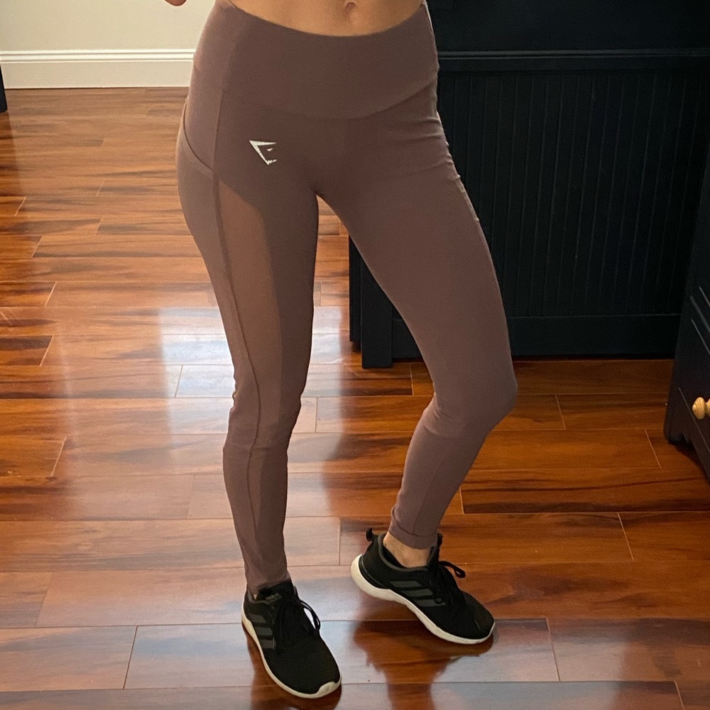 GymShark mauve leggings in small